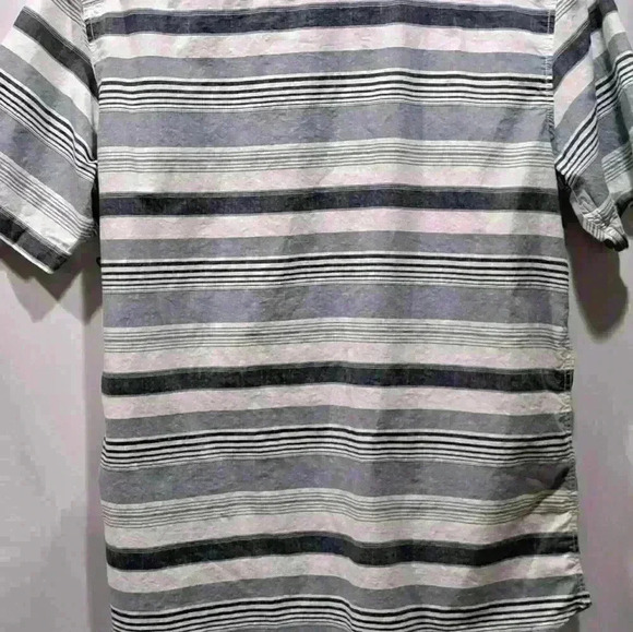 Alexander Julian* Men's Short Sleeve Button Down Curved Hem Pocket Shirt… - Picture 6 of 7